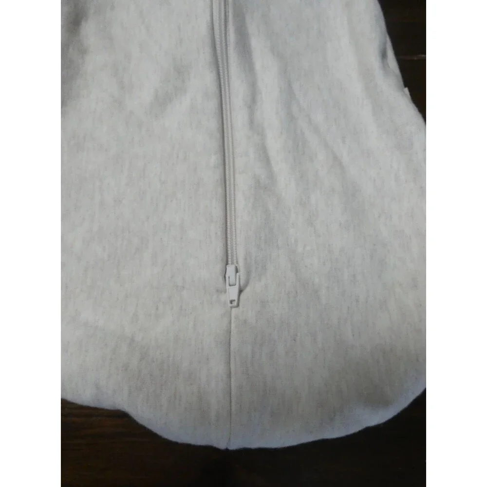 Ergo Pouch Australia Newborn Size 0000 Oatmeal Ivory Zipper Sleep Sack Cotton